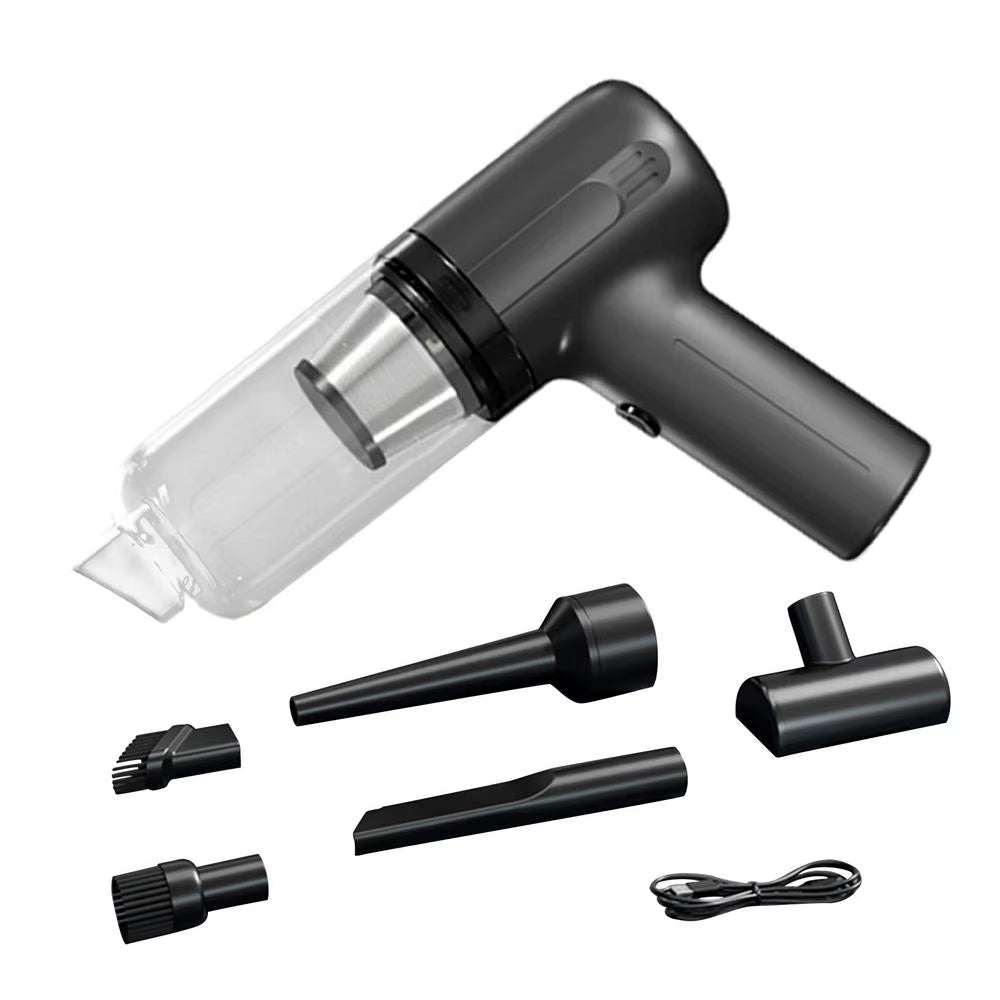 200W Handheld Vacuum Cleaner Car Household Vacuum Cleaner Small Car Cordless High Power Powerful Cleaning Car Accessories
