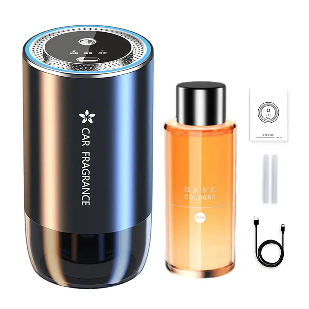 Car Diffuser Air Freshener Smart Car Air Diffusers Adjustable Concentration Car Fragrance Diffuser 50Ml Car Aromatherapy
