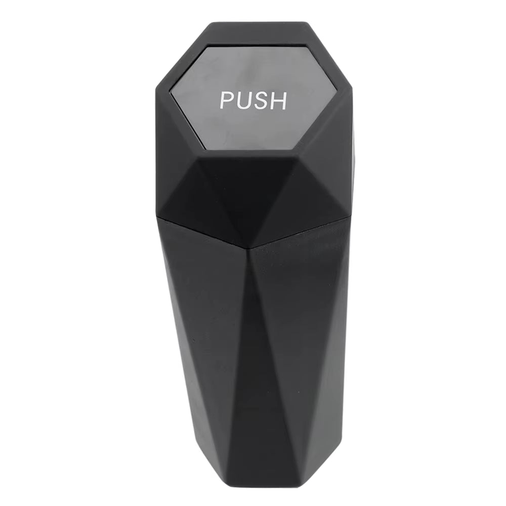 YOSOLO Mini Garbage Bin Trash Bin Car Trash Can for Car Home Bedroom Office Portable Car Dustbin with Lid Interior Accessories