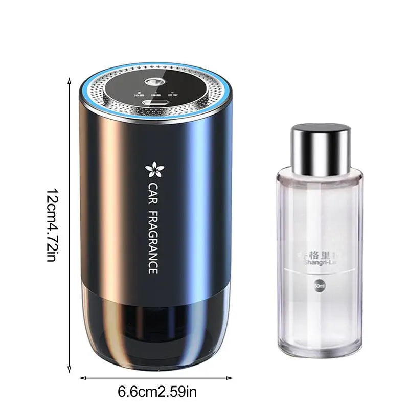 Car Diffuser Air Freshener Smart Car Air Diffusers Adjustable Concentration Car Fragrance Diffuser 50Ml Car Aromatherapy
