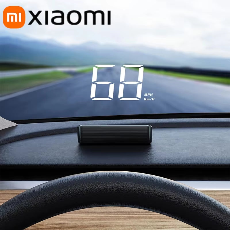 Xiaomi Car Speedometer HUD Head up Display Digital Speed Meter Windshield Projector Vehicles Truck Auto Electronics Accessories