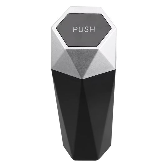 YOSOLO Mini Garbage Bin Trash Bin Car Trash Can for Car Home Bedroom Office Portable Car Dustbin with Lid Interior Accessories