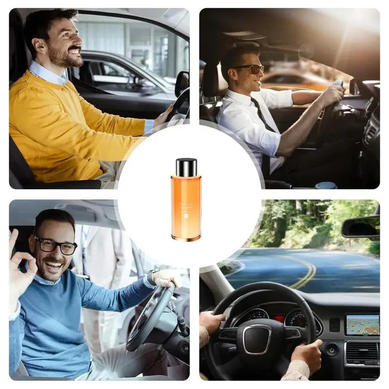 Car Diffuser Air Freshener Smart Car Air Diffusers Adjustable Concentration Car Fragrance Diffuser 50Ml Car Aromatherapy